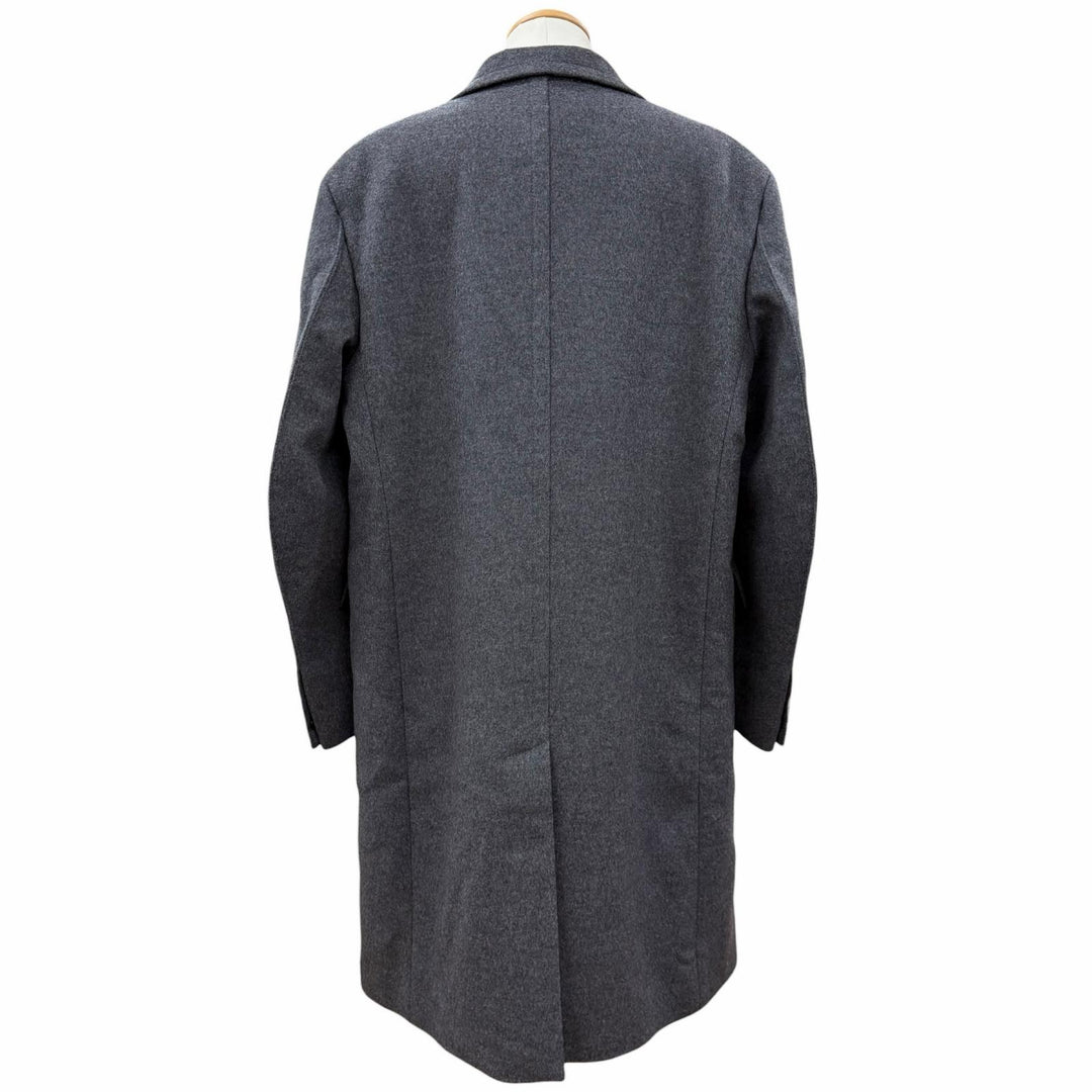 Excellent BOTTEGAVENETA Chester coat gray wool mens 54 713673