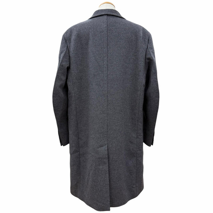 Excellent BOTTEGAVENETA Chester coat gray wool mens 54 713673