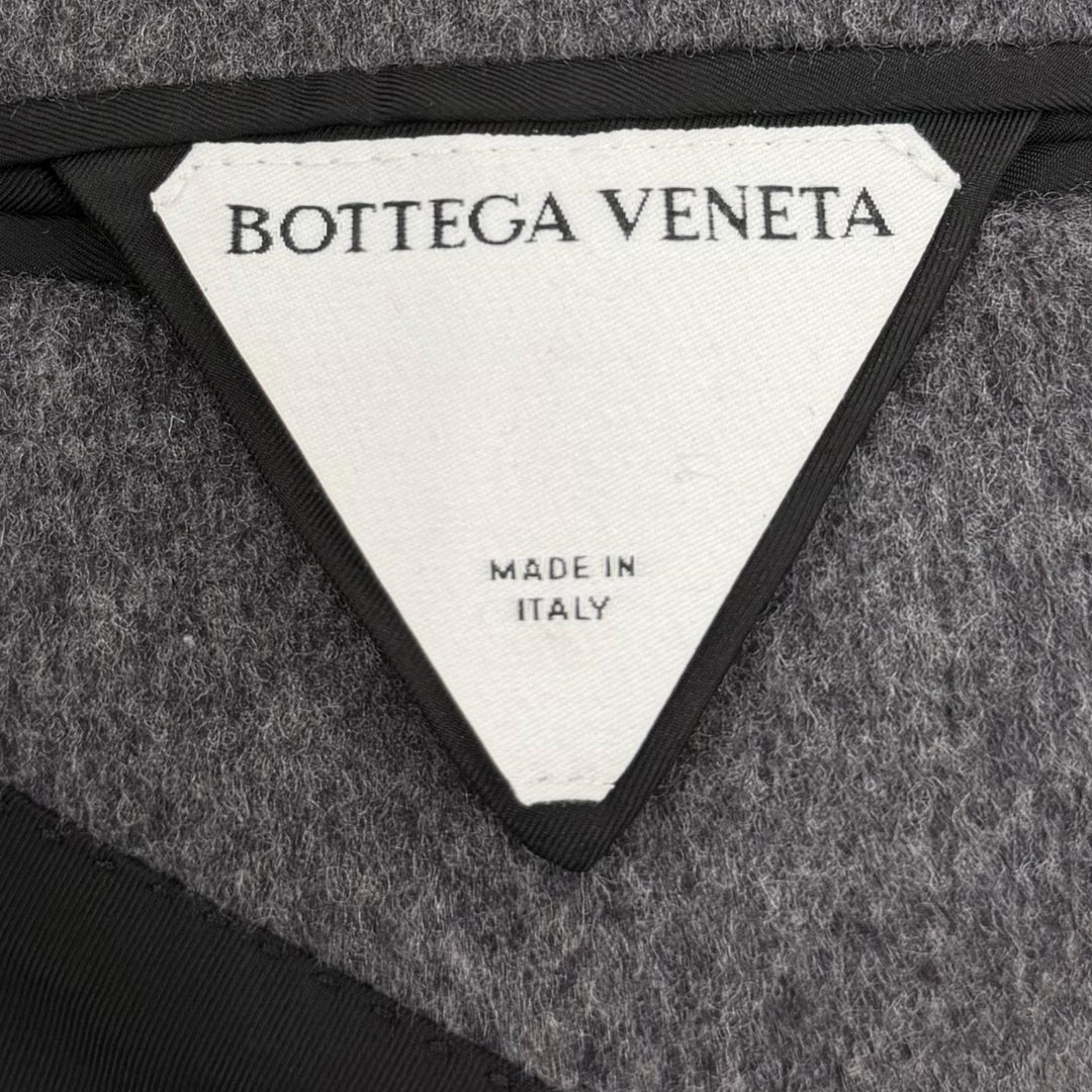 Excellent BOTTEGAVENETA Chester coat gray wool mens 54 713673