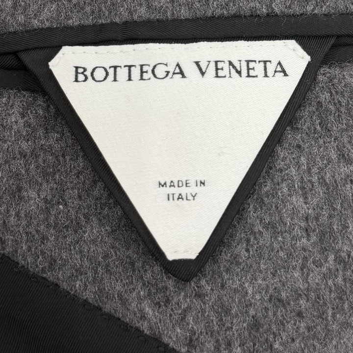 Excellent BOTTEGAVENETA Chester coat gray wool mens 54 713673