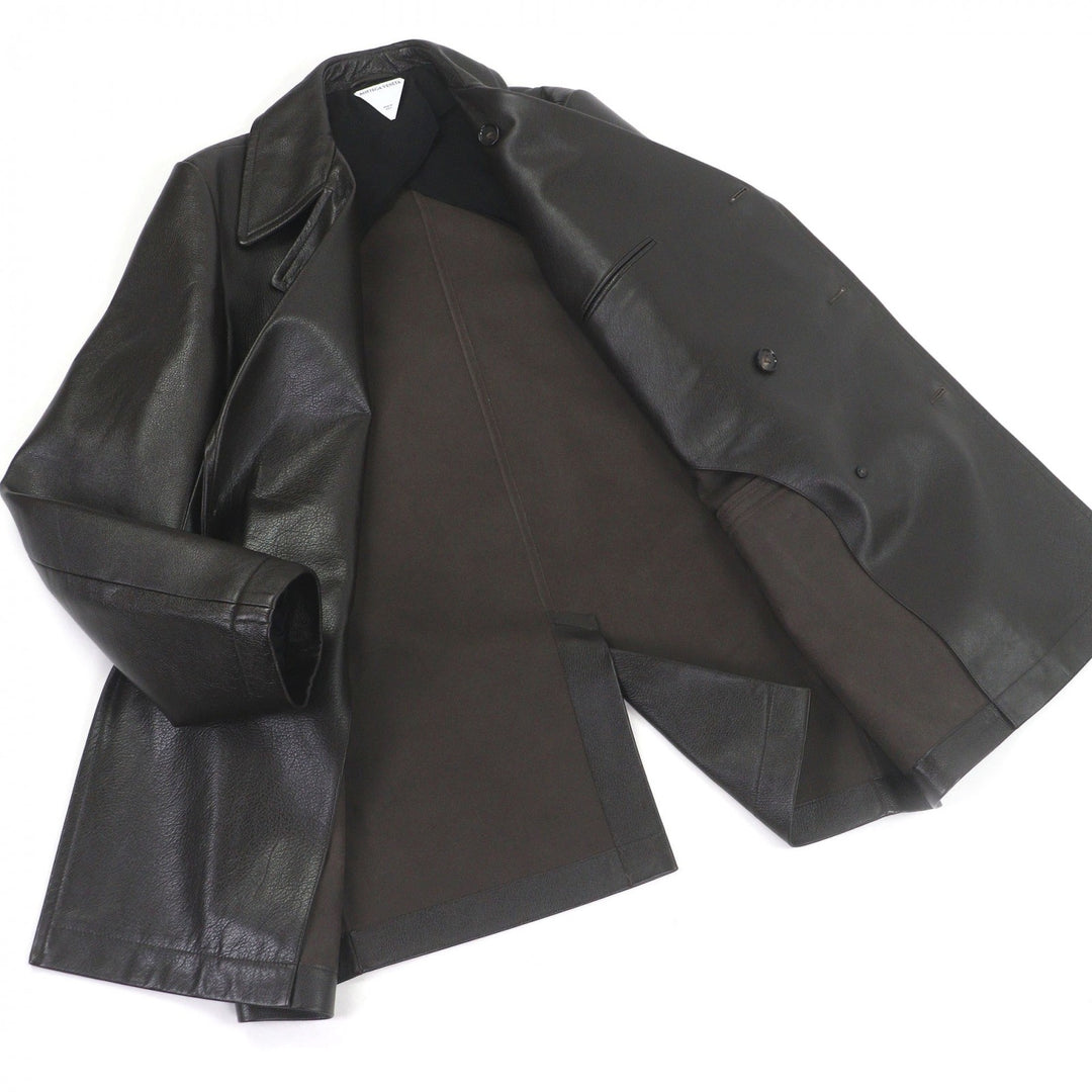 Excellent BOTTEGAVENETA Chester coat Cowhide leather