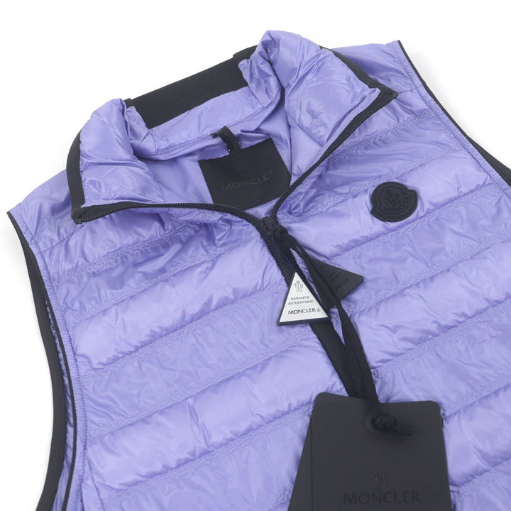 Pristine MONCLER Down vest LAUTARET GIUBBOTTO Logo patch, pocketable
