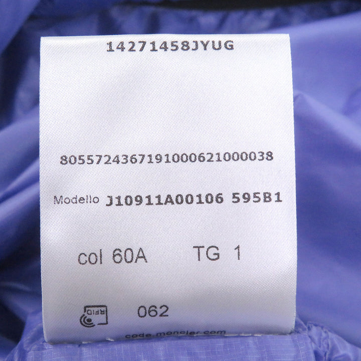 Pristine MONCLER Down vest LAUTARET GIUBBOTTO Logo patch, pocketable