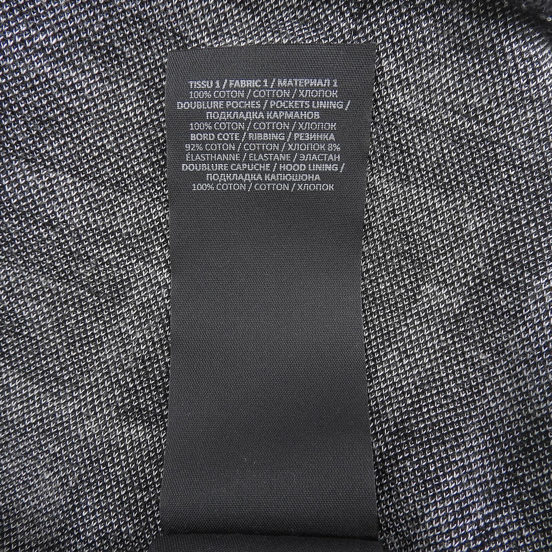 Excellent BALMAIN hoodie black cotton mens XS JR002JB70