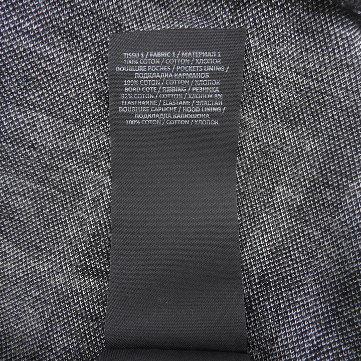 Excellent BALMAIN hoodie black cotton mens XS JR002JB70