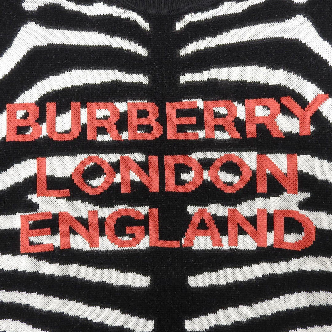 Excellent BURBERRY knit black wool mens XS 8029410