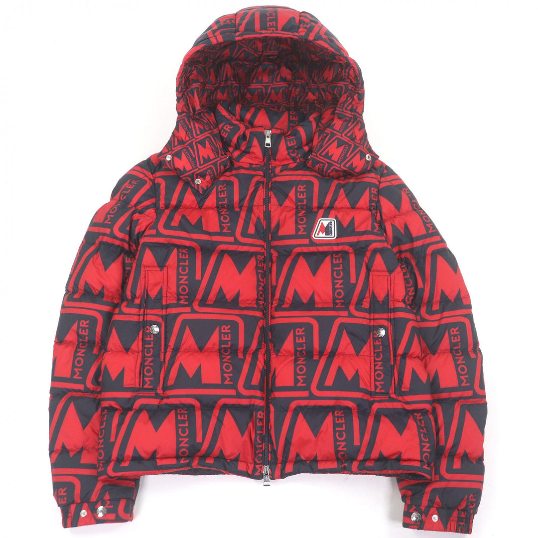 Excellent MONCLER Down jacket FRIOLAND Logo rubber patch, all-over logo pattern