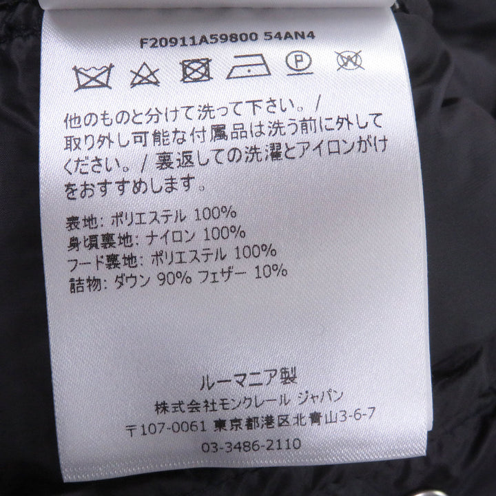 Excellent MONCLER Down jacket FRIOLAND Logo rubber patch, all-over logo pattern