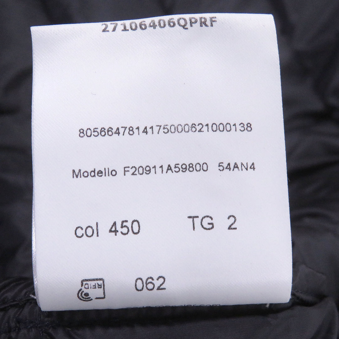 Excellent MONCLER Down jacket FRIOLAND Logo rubber patch, all-over logo pattern
