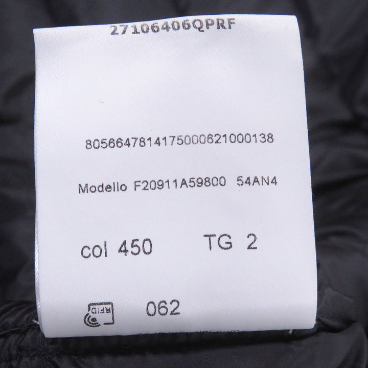 Excellent MONCLER Down jacket FRIOLAND Logo rubber patch, all-over logo pattern