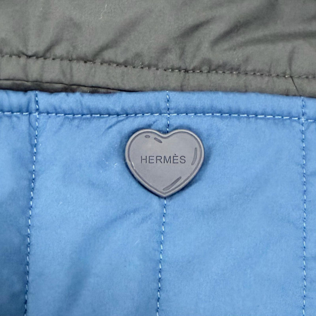 Pristine HERMES Jacket Reversible blouson polyester Women 36 5H0150DQ