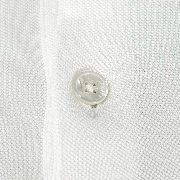 Excellent HERMES Short sleeve polo shirt H logo embroidery, saddle stitch