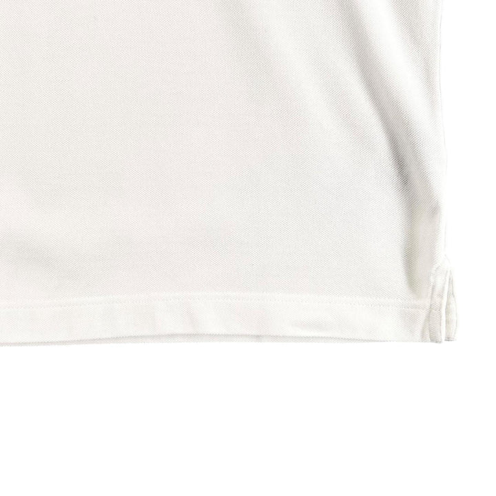 Excellent HERMES Short sleeve polo shirt H logo embroidery, saddle stitch
