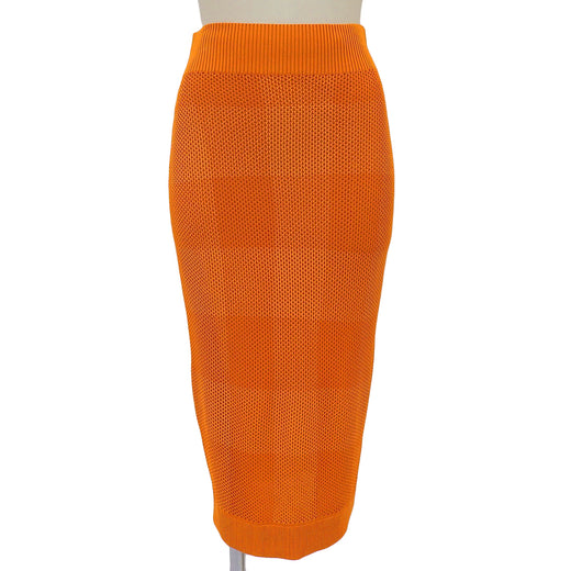 Pristine BURBERRY skirt Orange Cupra Women S 8041348