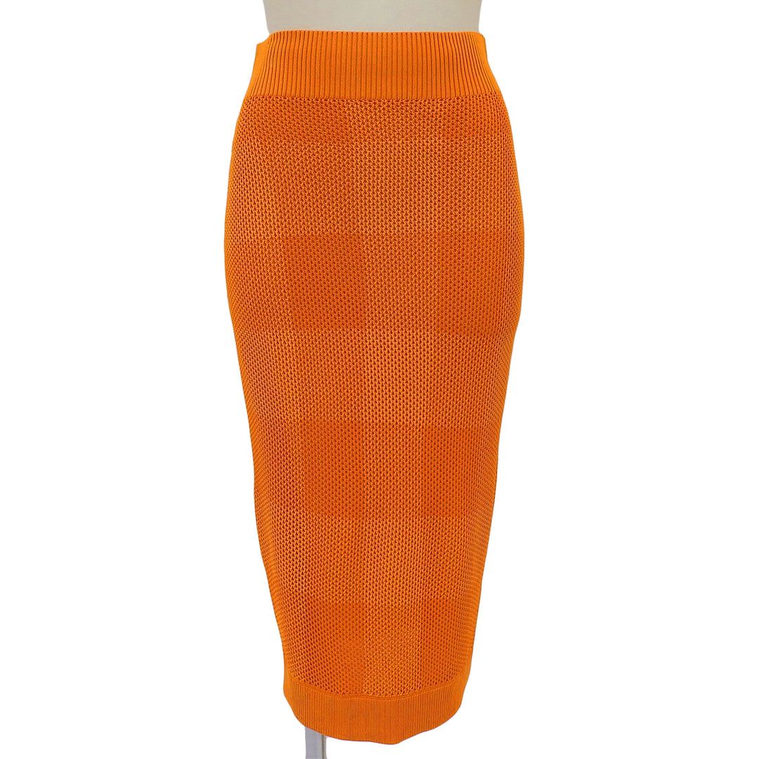 Pristine BURBERRY skirt Orange Cupra Women S 8041348