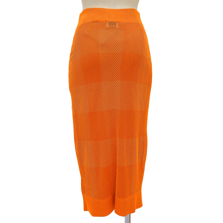 Pristine BURBERRY skirt Orange Cupra Women S 8041348