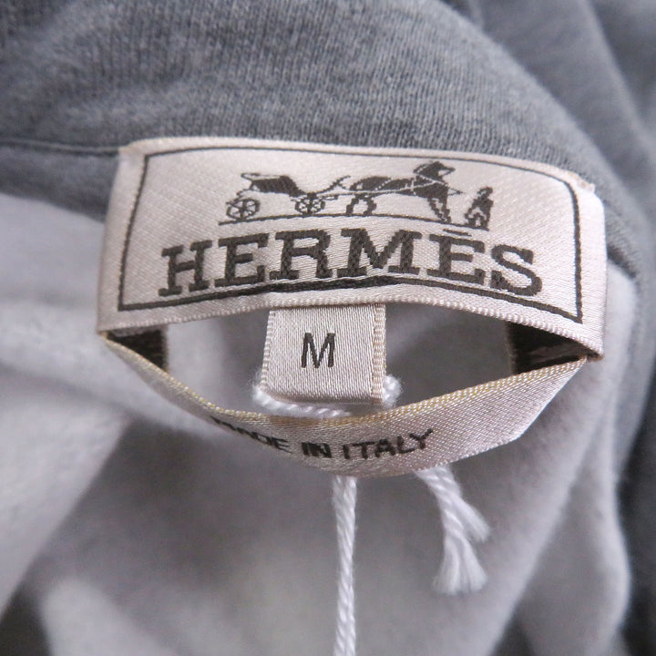 Pristine HERMES hoodie Armored/Dekare Lambskin Detail Pullover