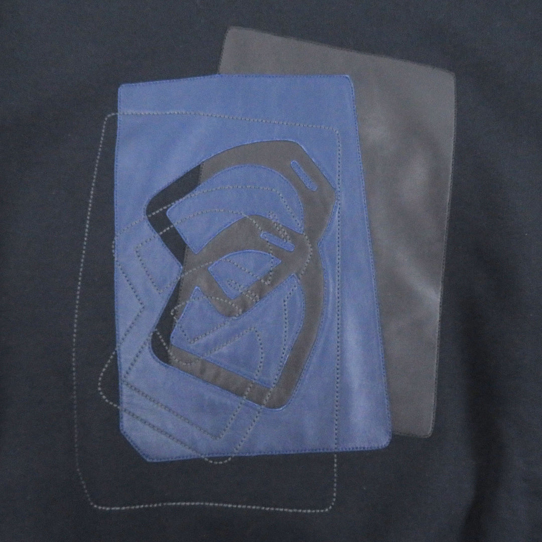 Pristine HERMES hoodie Armored/Dekare Lambskin Detail Pullover