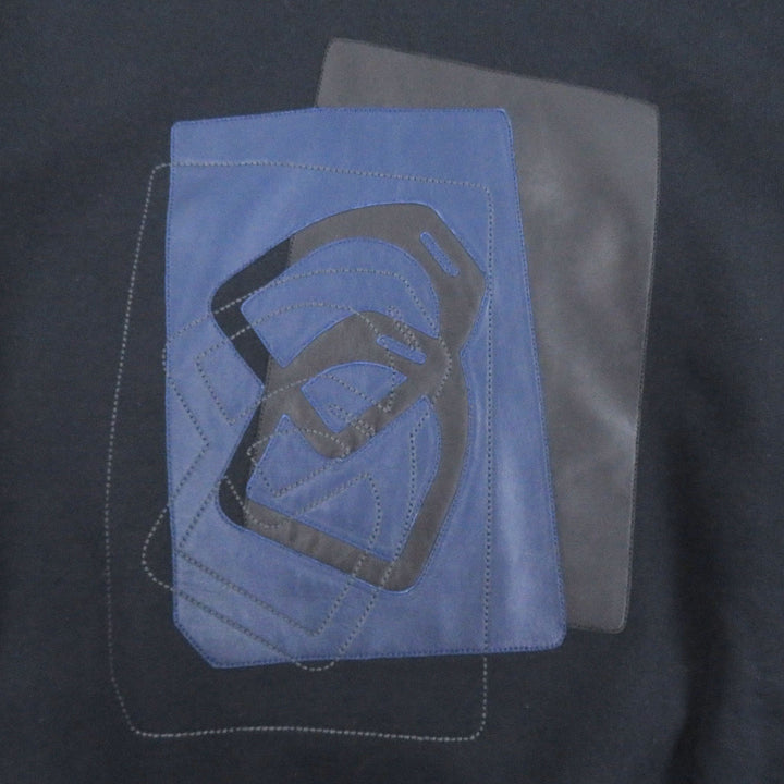 Pristine HERMES hoodie Armored/Dekare Lambskin Detail Pullover