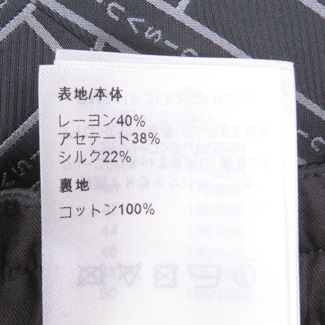 Excellent LOUIS VUITTON Pants Logo print easy pants gray Rayon mens 50