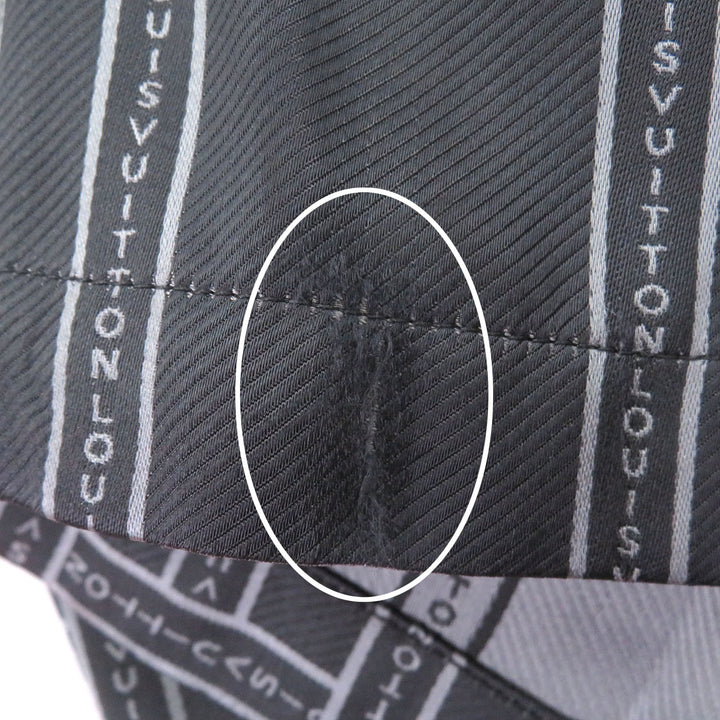Excellent LOUIS VUITTON Pants Logo print easy pants gray Rayon mens 50