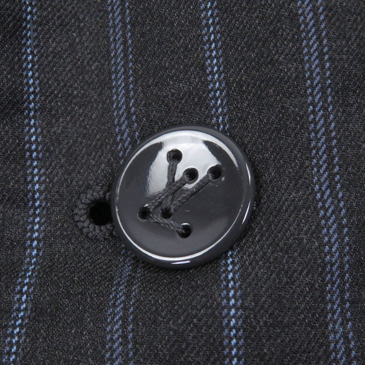 Excellent LOUIS VUITTON tailored jacket LV logo monogram stripe pattern