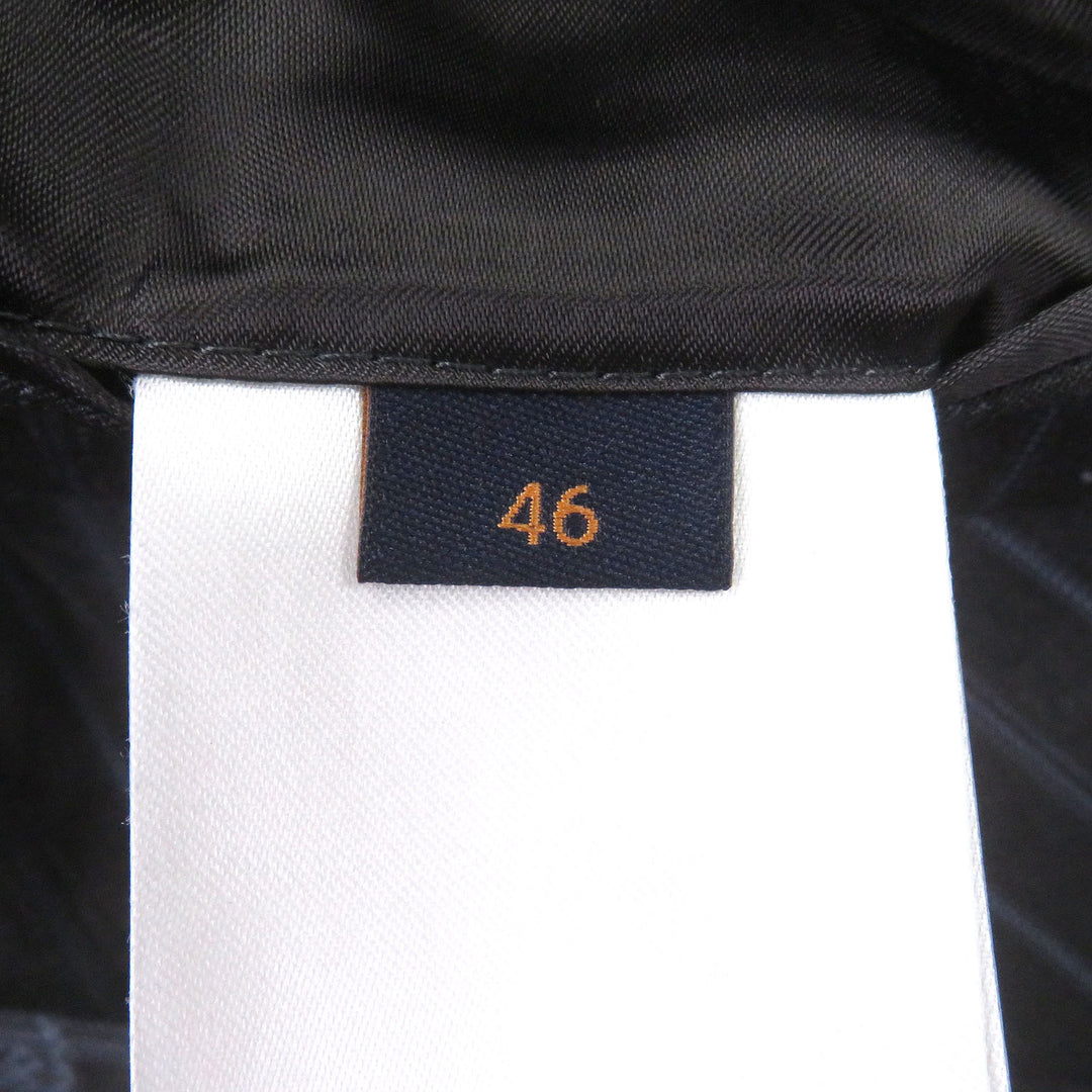 Excellent LOUIS VUITTON tailored jacket LV logo monogram stripe pattern