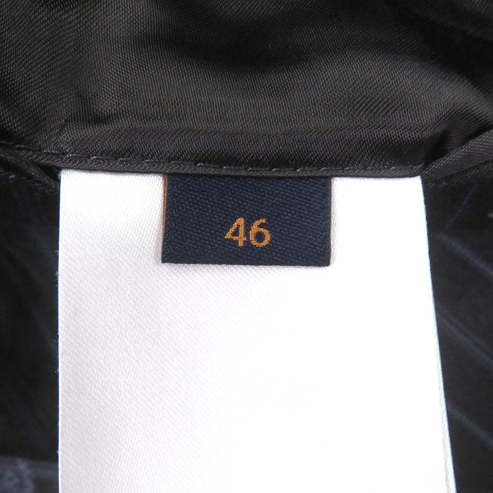 Excellent LOUIS VUITTON tailored jacket LV logo monogram stripe pattern
