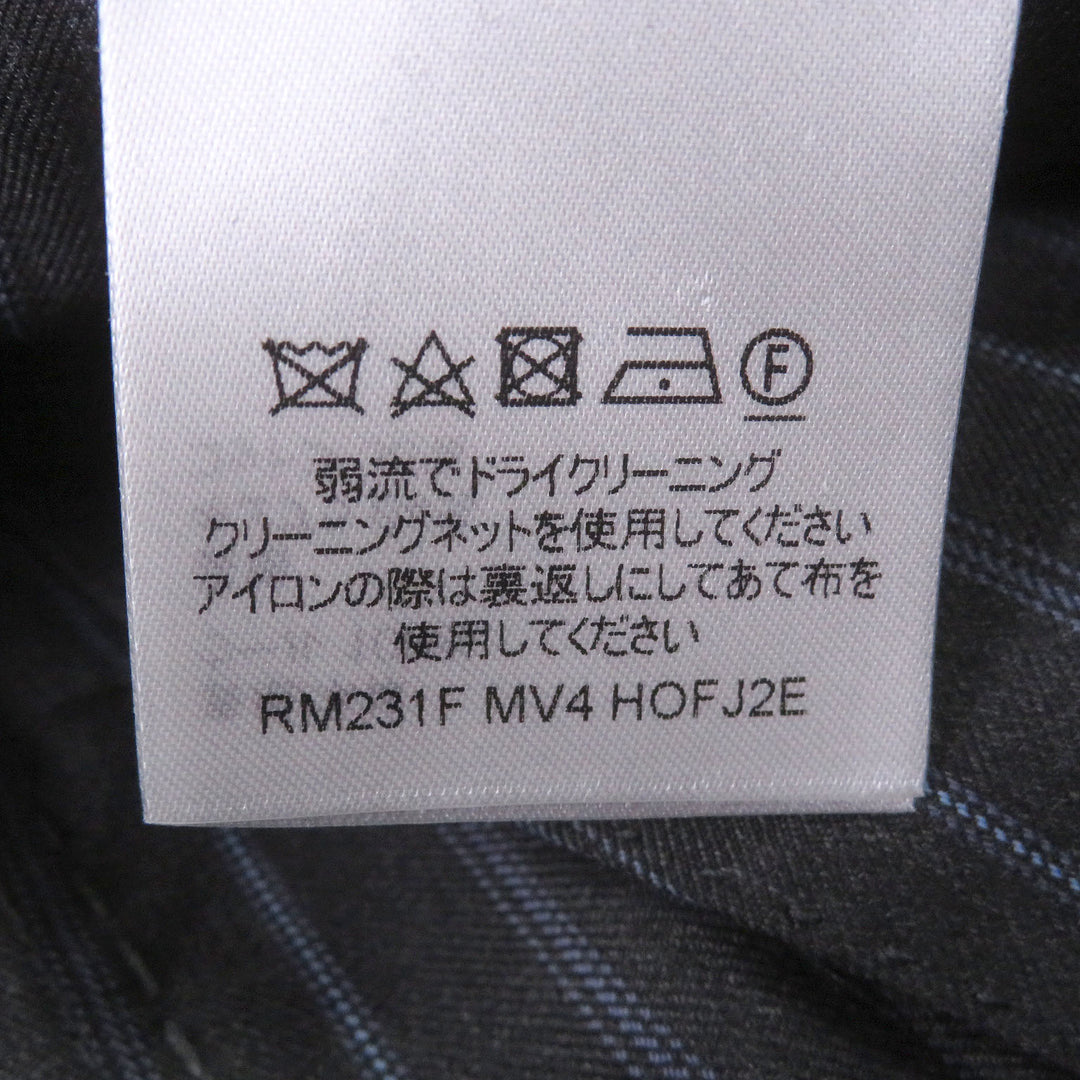 Excellent LOUIS VUITTON tailored jacket LV logo monogram stripe pattern