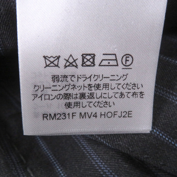 Excellent LOUIS VUITTON tailored jacket LV logo monogram stripe pattern