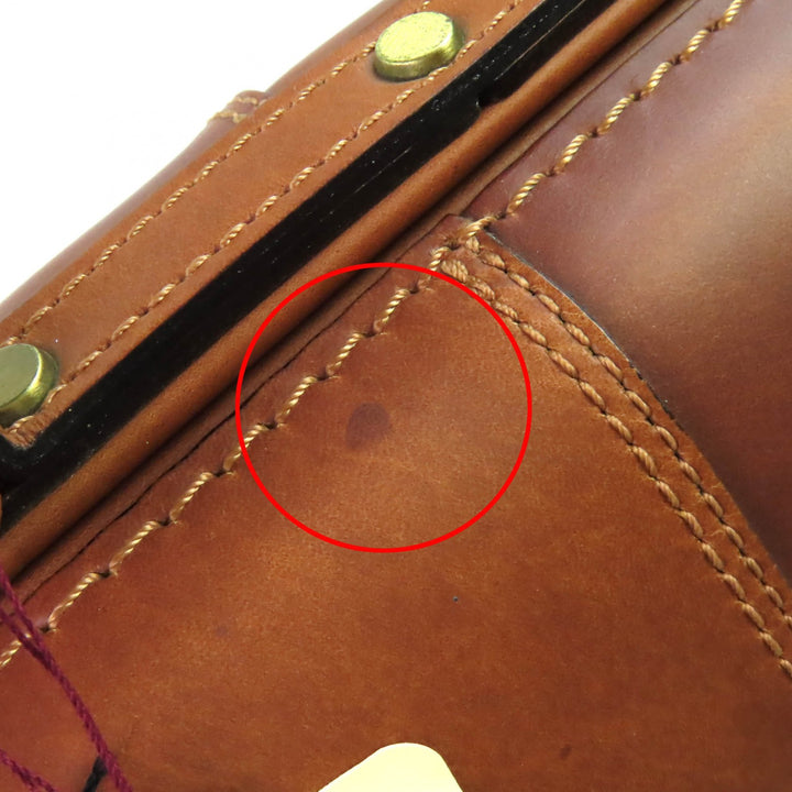 Very Good RED BRIDGE Business bag Genuine Leather Doctor's Bag Brown mens