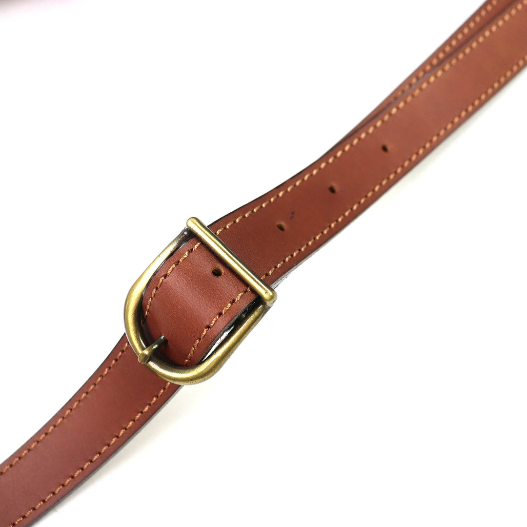 Very Good RED BRIDGE Business bag Genuine Leather Doctor's Bag Brown mens