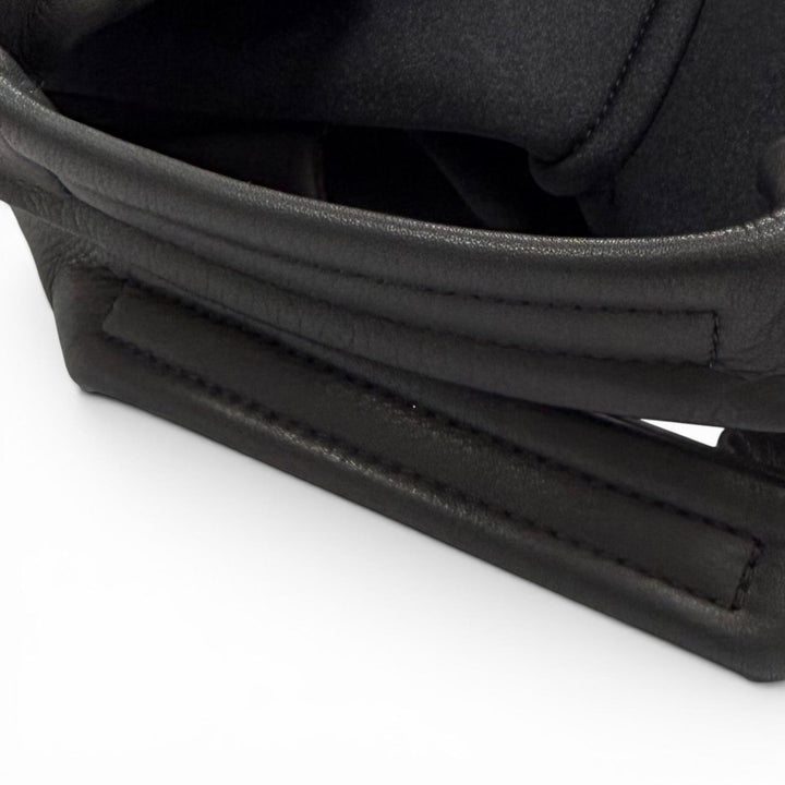 Excellent kawa-kawa Tote Bag WET Tote Bag M size black leather Women