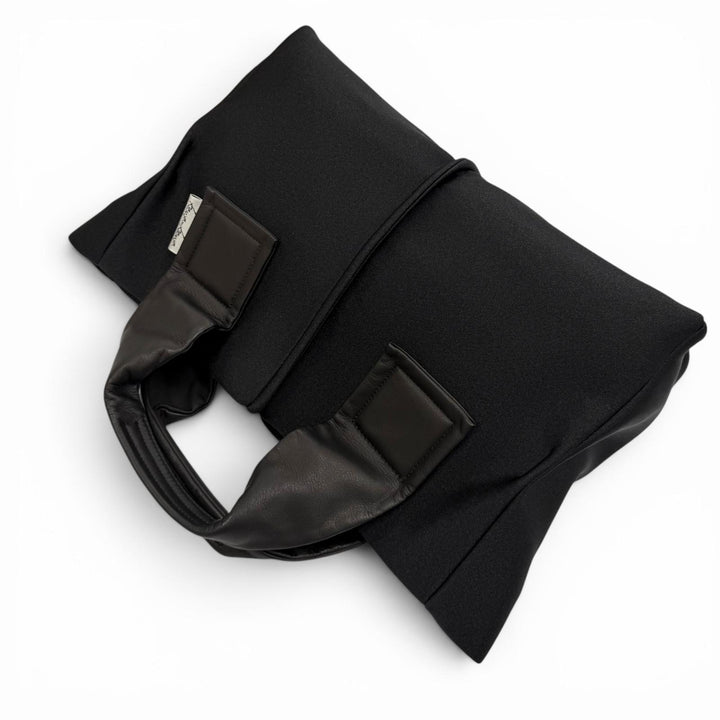 Excellent kawa-kawa Tote Bag WET Tote Bag M size black leather Women