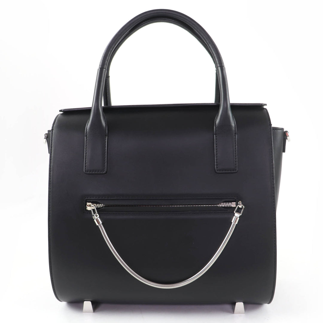 Great Alexander Wang Handbag 2-Way Shoulder Bag Satchel Bag black Calf leather