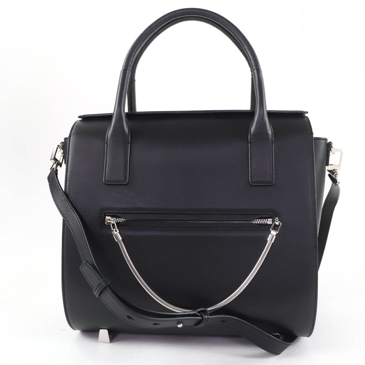Great Alexander Wang Handbag 2-Way Shoulder Bag Satchel Bag black Calf leather