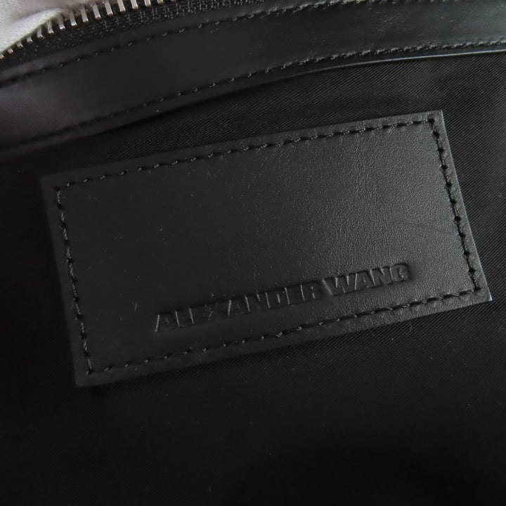 Great Alexander Wang Handbag 2-Way Shoulder Bag Satchel Bag black Calf leather