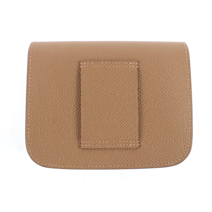 Pristine HERMES Coin case Constance Slim Wallet with coin case Epsom Leather