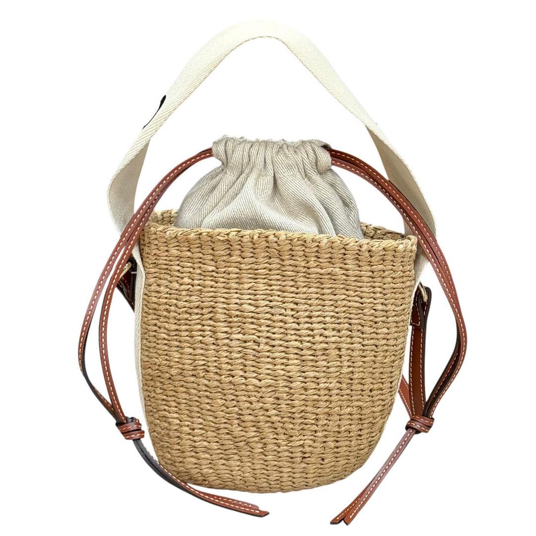Excellent Chloe Shoulder Bag WODDY Small Basket CHC22Stainless Steel381G55101