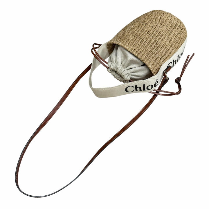 Excellent Chloe Shoulder Bag WODDY Small Basket CHC22Stainless Steel381G55101