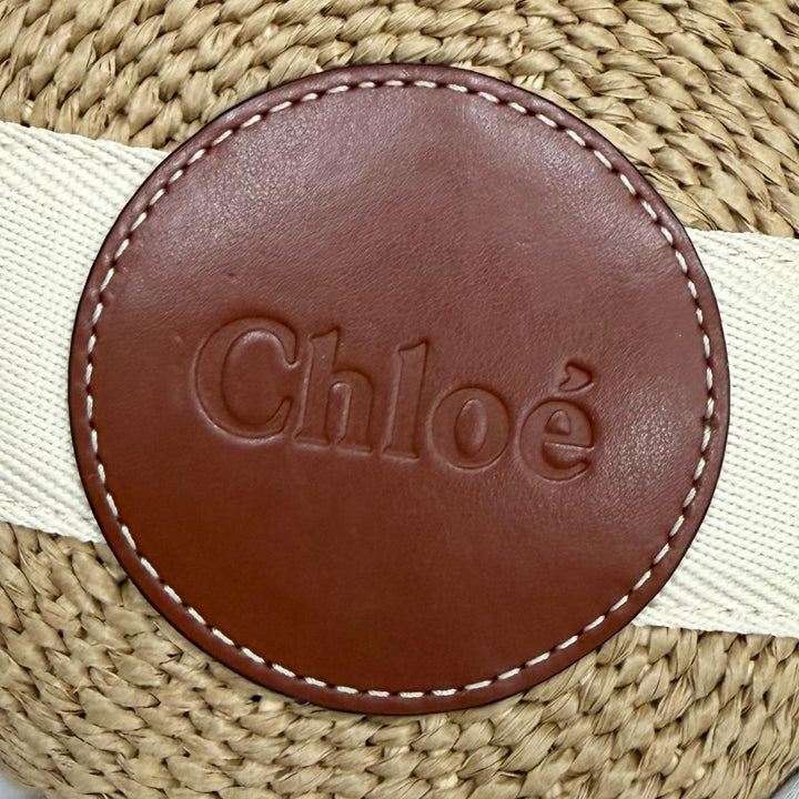 Excellent Chloe Shoulder Bag WODDY Small Basket CHC22Stainless Steel381G55101
