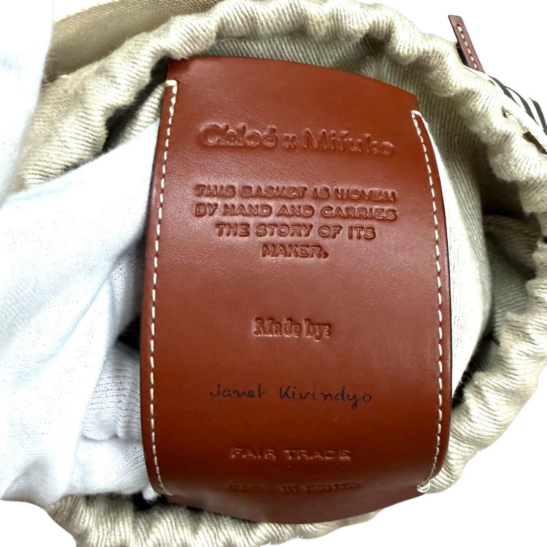 Excellent Chloe Shoulder Bag WODDY Small Basket CHC22Stainless Steel381G55101