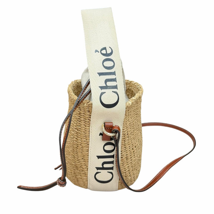 Excellent Chloe Shoulder Bag WODDY Small Basket CHC22Stainless Steel381G55101