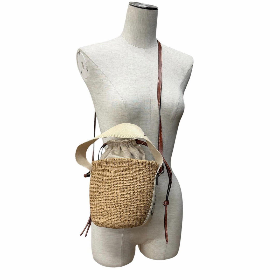 Excellent Chloe Shoulder Bag WODDY Small Basket CHC22Stainless Steel381G55101
