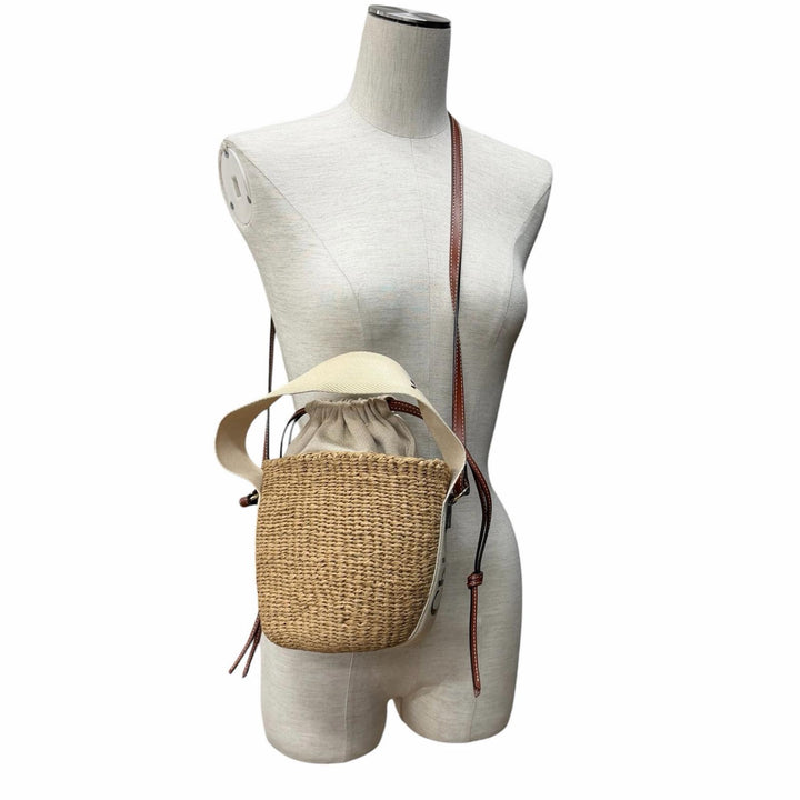 Excellent Chloe Shoulder Bag WODDY Small Basket CHC22Stainless Steel381G55101