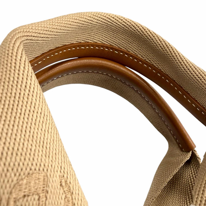 Excellent Chloe Handbag Woody Small Tote Bag Beige leather Women CHC23AS397L17