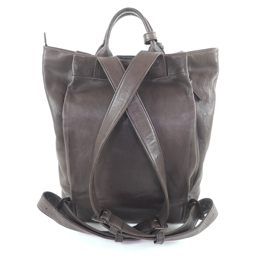 Excellent genten Backpack Â· Daypack Goat leather backpack with charm.