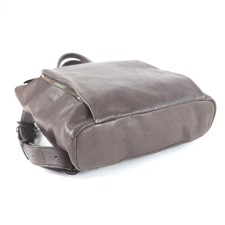 Excellent genten Backpack Â· Daypack Goat leather backpack with charm.