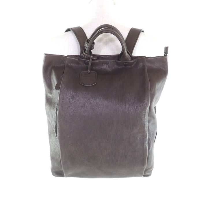 Excellent genten Backpack Â· Daypack Goat leather backpack with charm.