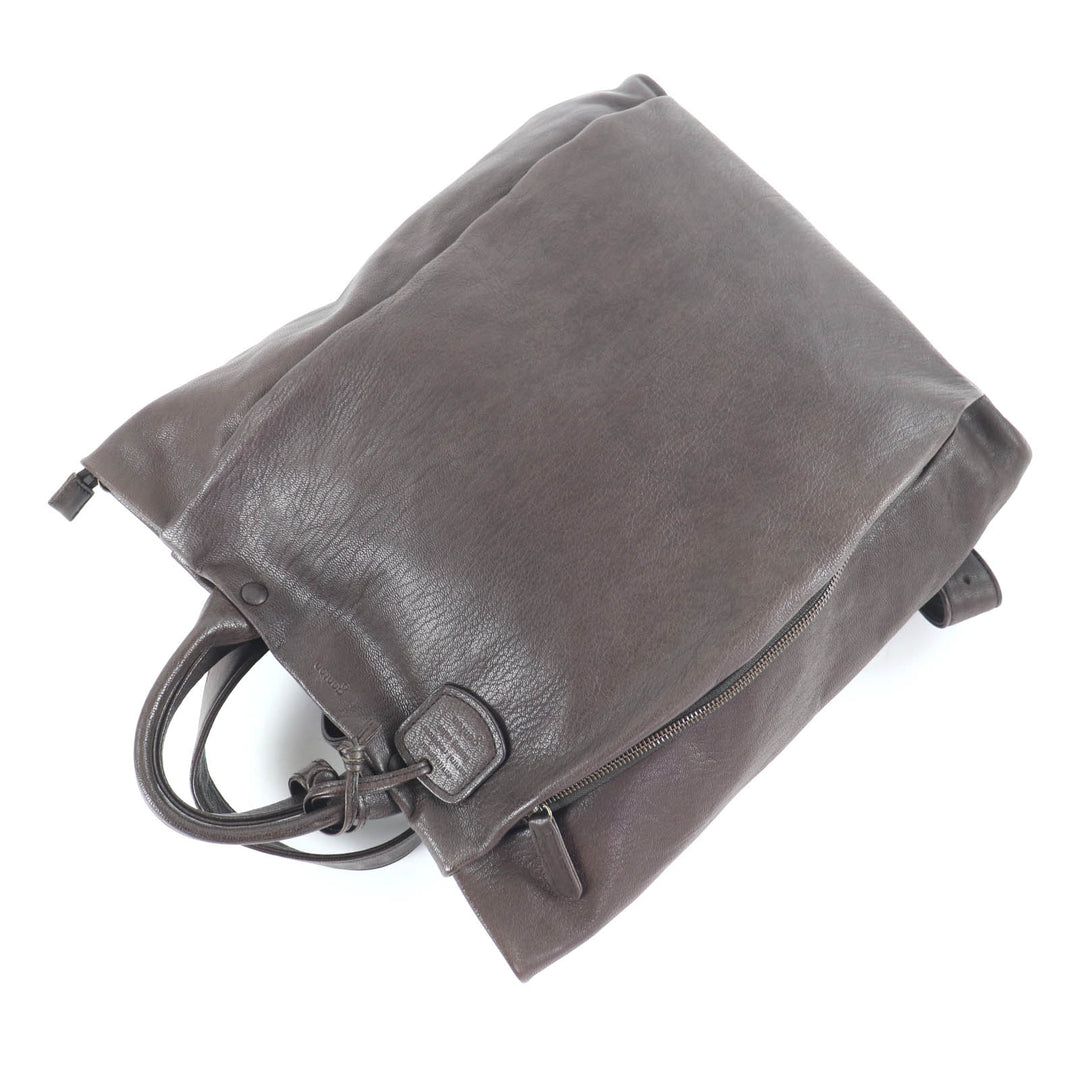 Excellent genten Backpack Â· Daypack Goat leather backpack with charm.